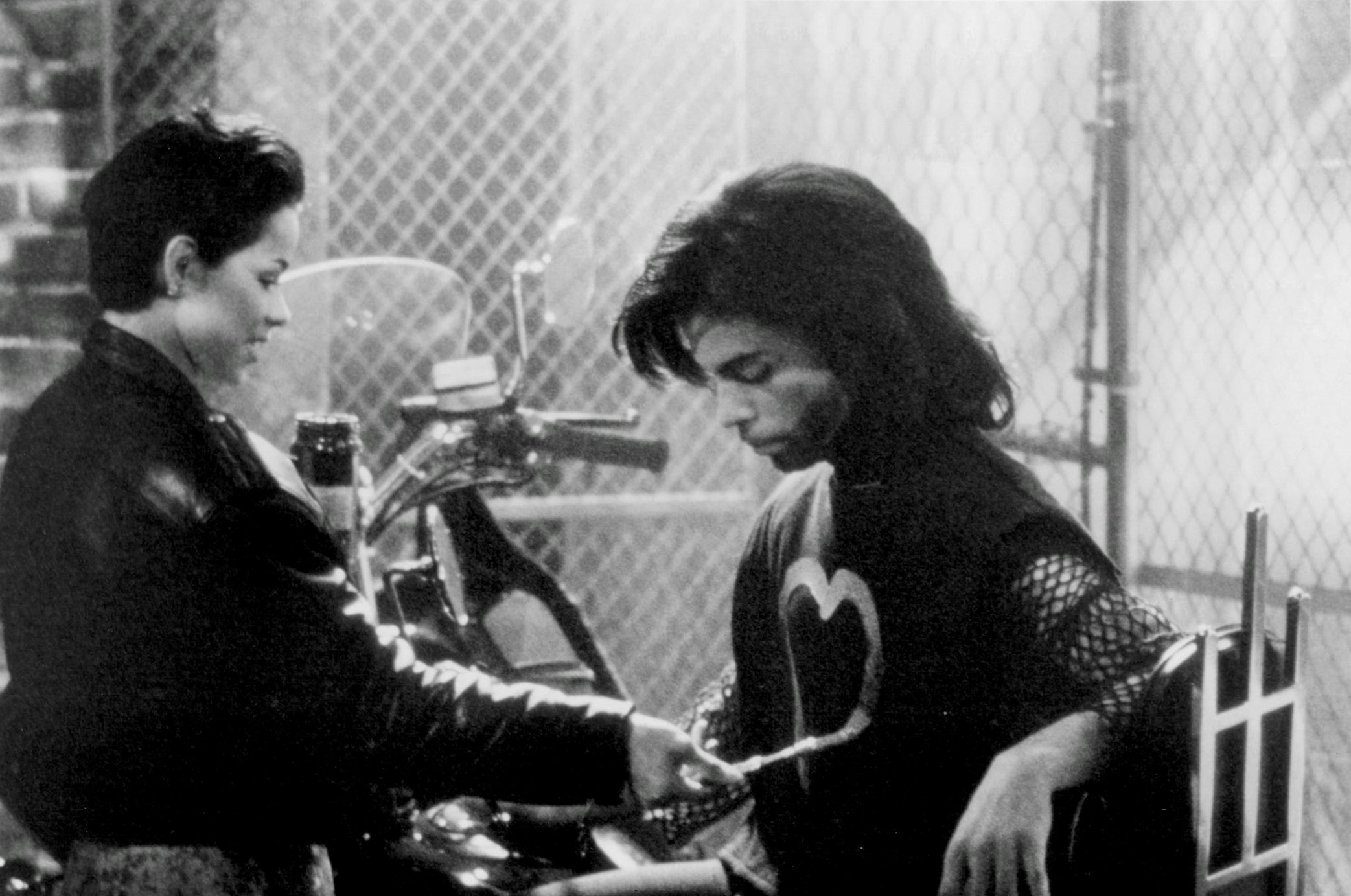 Ingrid Chavez and Prince from a publicity still of Graffiti Bridge (1990). Courtesy of Warner Bros.
